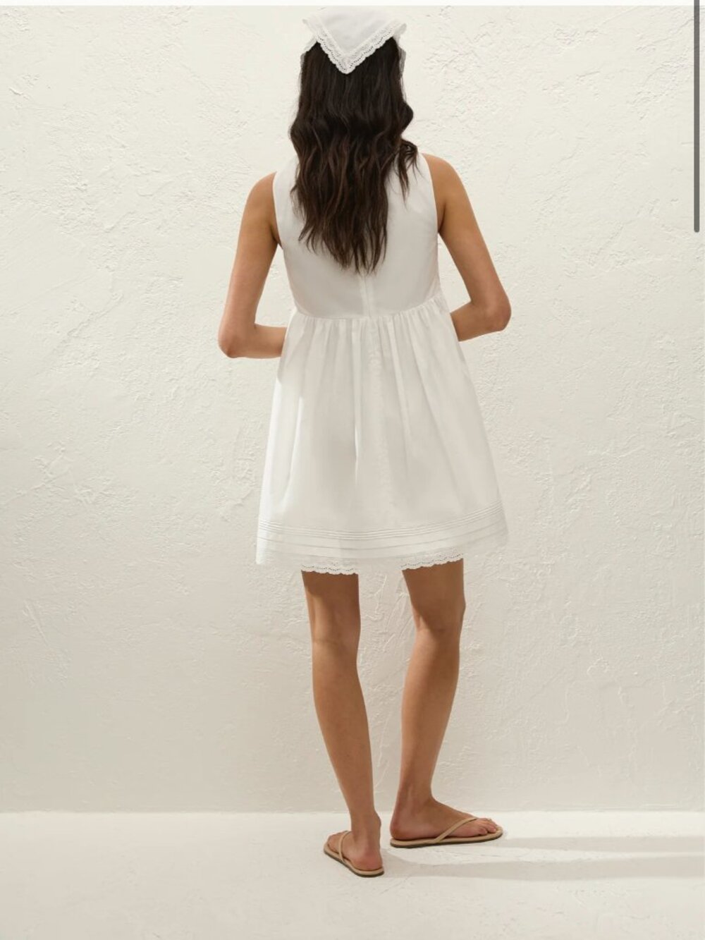 Faithfull Dion Mini Dress Fiore Lace White - Picture 2 of 5